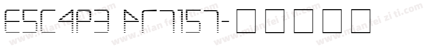 Escape Artist字体转换